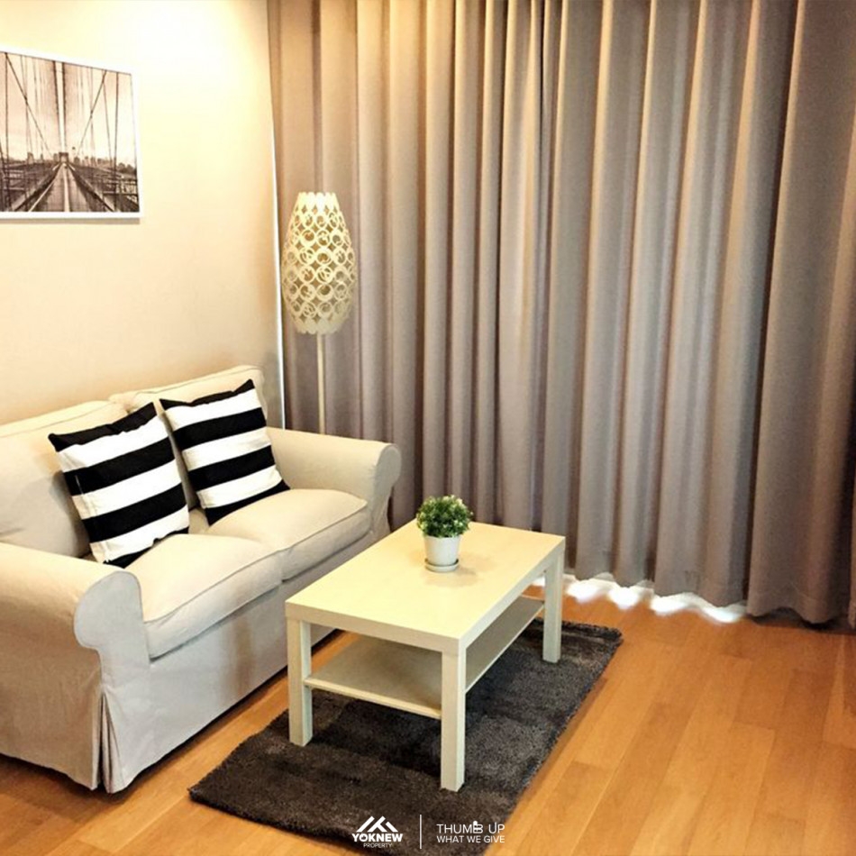 Condo for rent The Address Asoke  1 bedroom, 1 bathroom, high floor, furniture and electrical applia