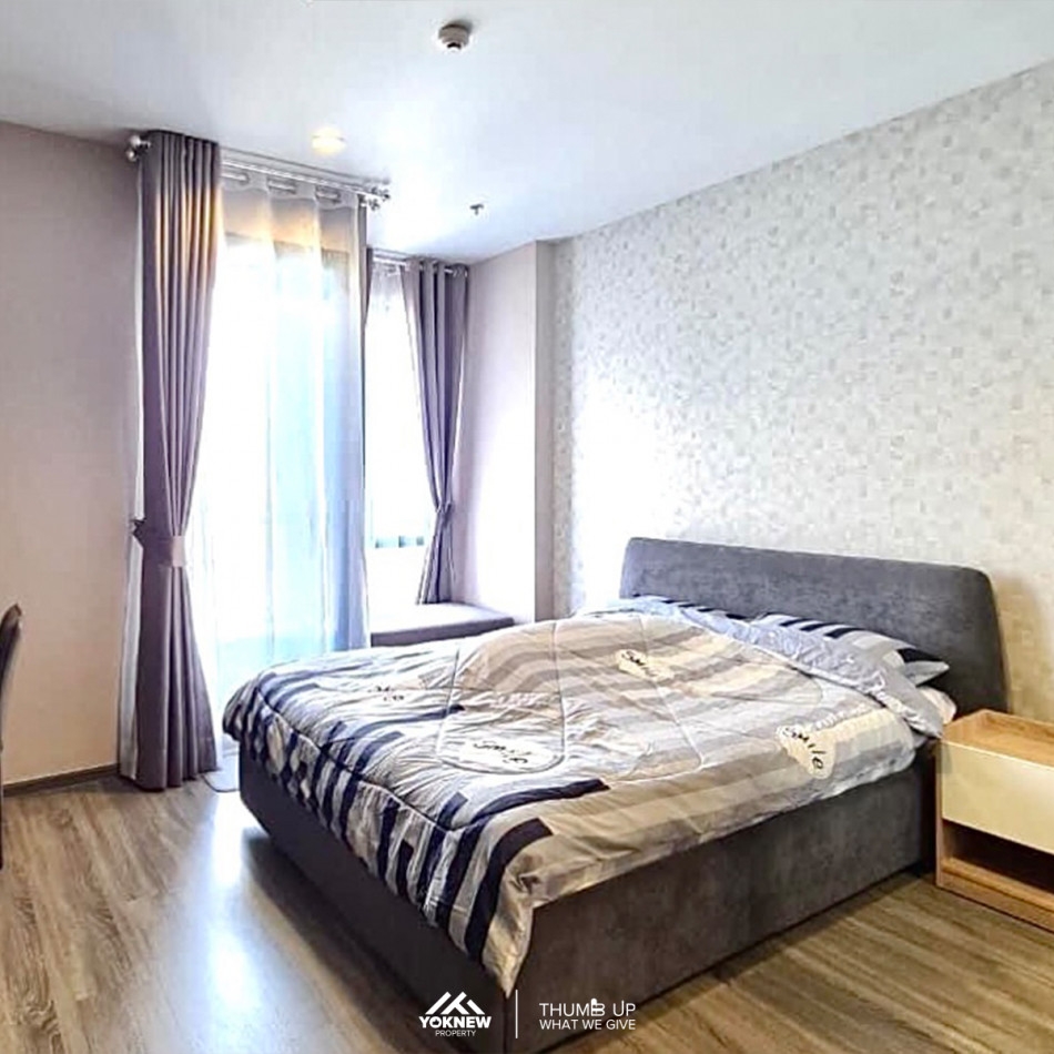 Available for rent  Condo Ideo Mobi Rangnam, fully furnished room with electrical appliances, near B