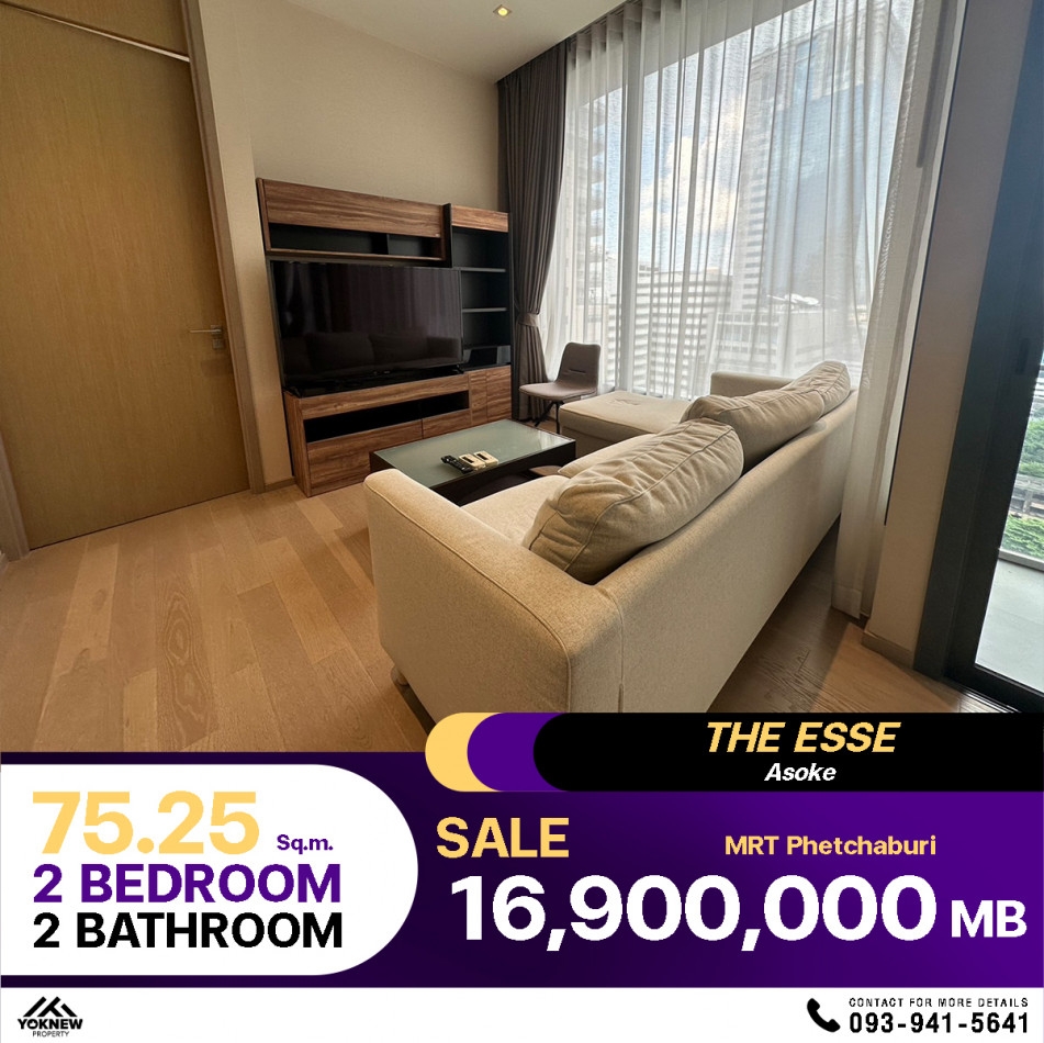 Urgent sale, Condo The ESSE Asoke, very good price, already decorated