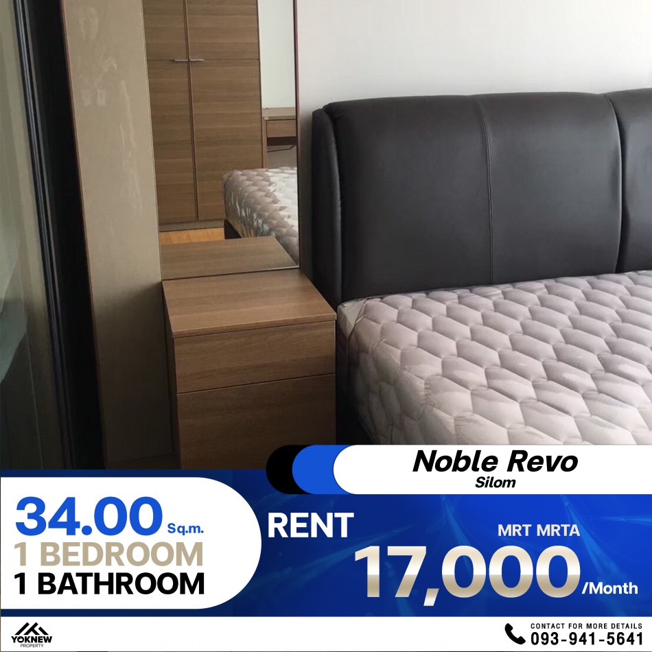 For rentNoble Revo Silom, modern decorated room, fully furnished