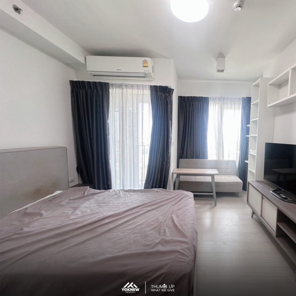 Ready for rentChapter One Eco Ratchada - Huai Khwang, ready to move in, fully furnished room