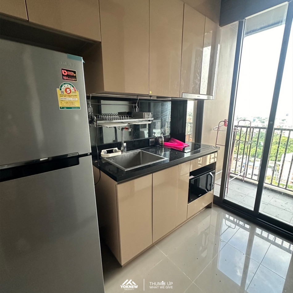 Condo for sale The Line Sukhumvit 71, fully furnished, ready to move in, 1 bedroom, 1 bathroom, size