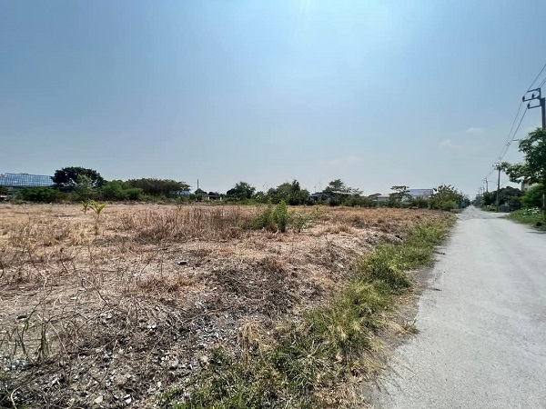 Land for sale in Romklao, size 400 sq w. Completed, ready to build.  Near Suvarnabhumi Airport, near