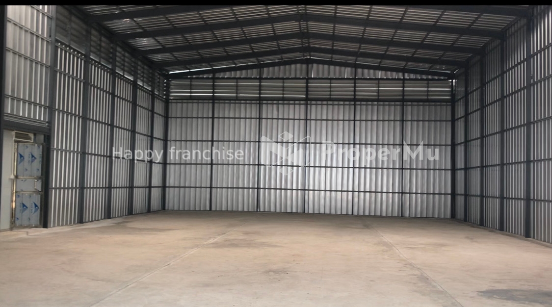 Prefabricated warehouse, Ban Khai, Rayong, 300 sq m. Price: ฿31,580.00 / per month