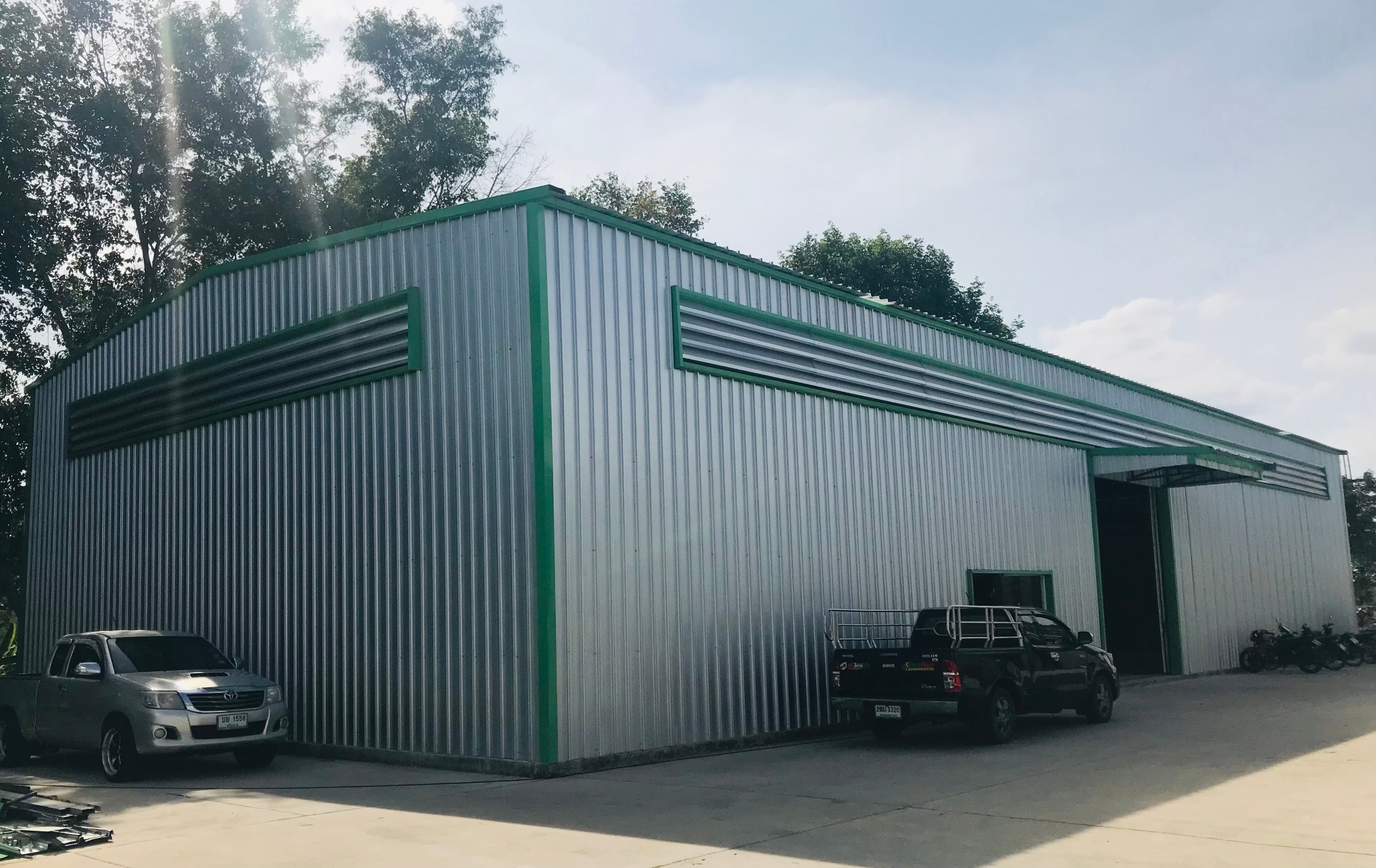 Prefabricated warehouse, Ban Khai, Rayong, 200 sq m. Price: ฿20,000.00 / month