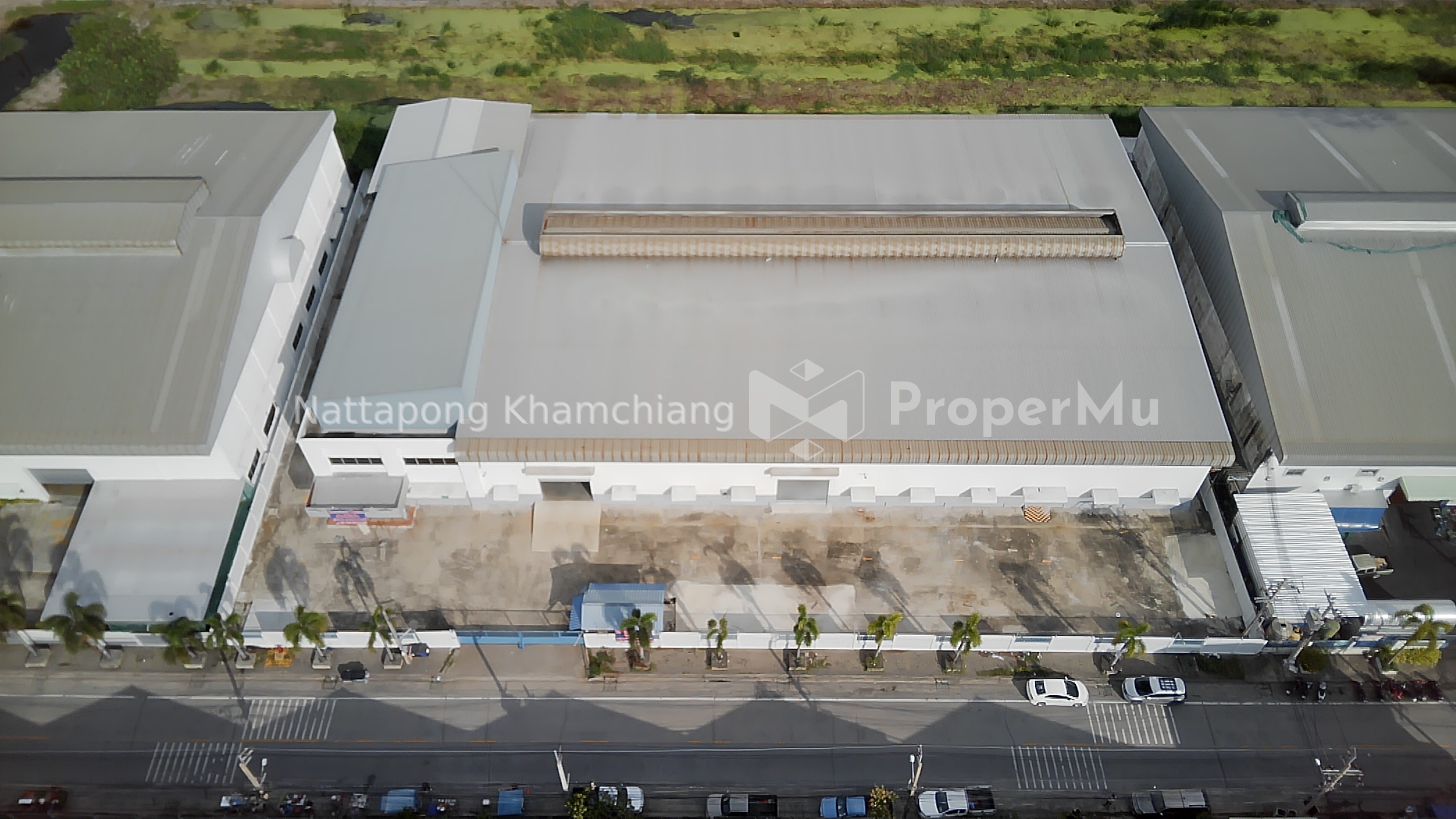 Factory for rent, warehouse, storage area 3,000 square meters with 2nd floor office, Soi King Kong, 