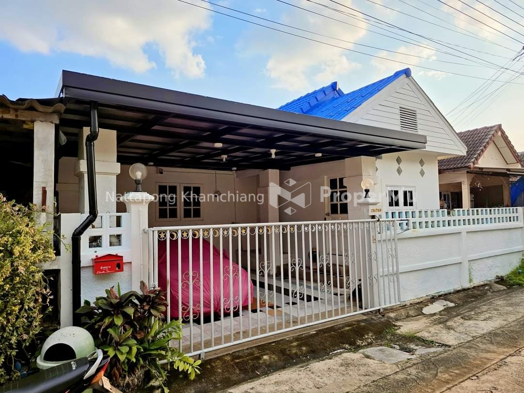 Single-storey detached house for sale, 40 sq m., Theeratong 2 Village, Nong Chok-Prachasamran