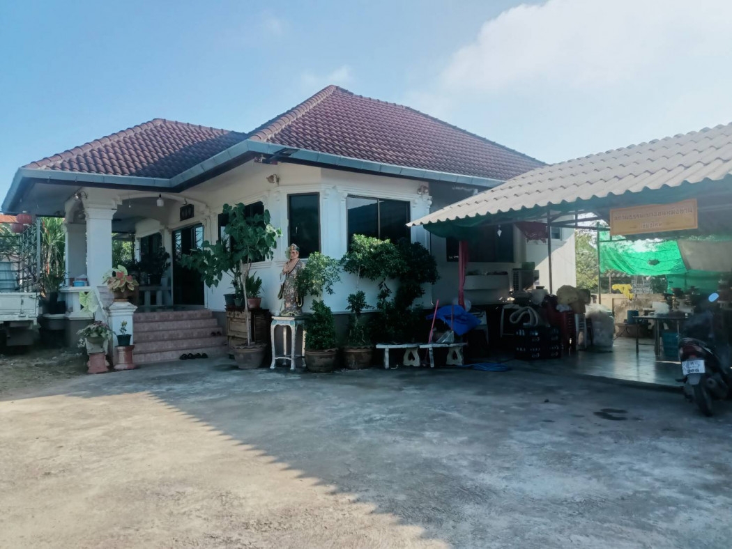 For sale: Second-hand house, Western style, on the road, Chiang Saen Village, 100% flood-free.