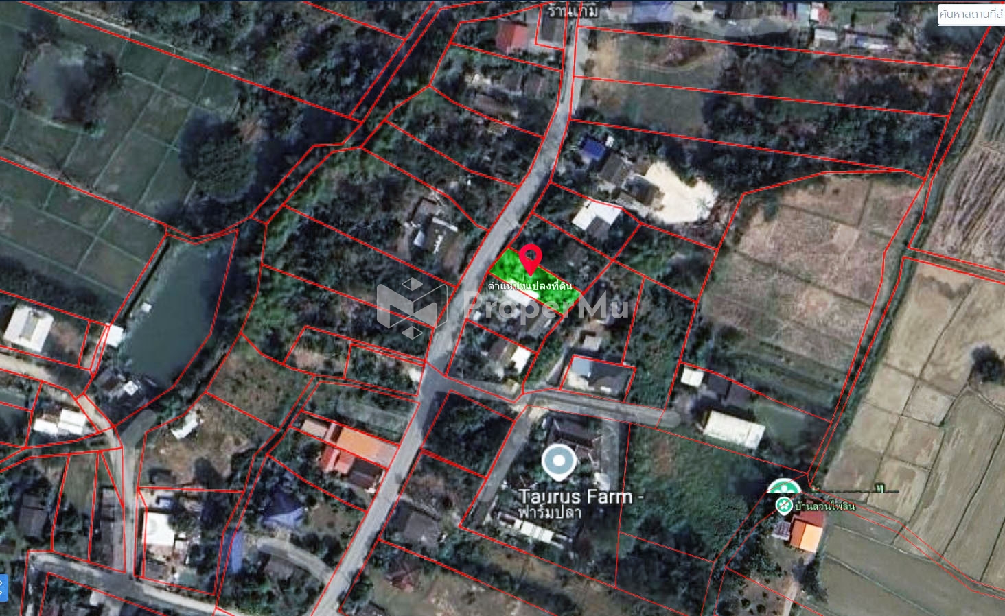 Land for sale with a house, 150 sq wah, Pa Lan, Doi Saket, Chiang Mai, good location