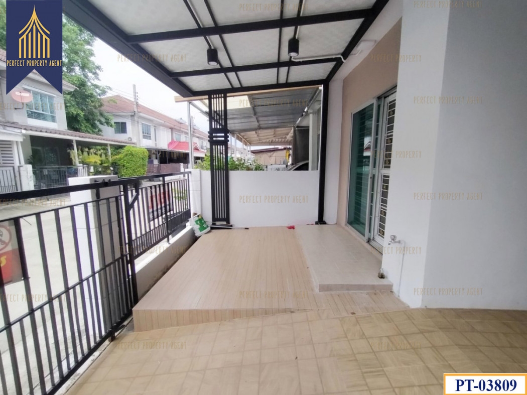 Townhouse for sale, Pruksa Ville 38/1, Nam Daeng, Bang Phli, free transfer, renovated, ready to move