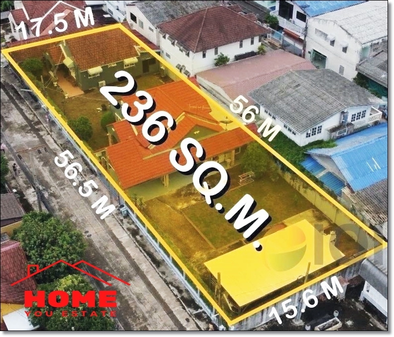 For sale, house with land 236 sq.w. Village: Pla Thong Srinakarin, Soi: Sri Dan 4