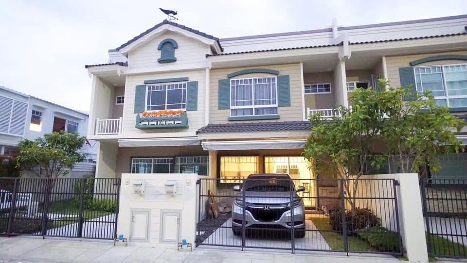 House for rent, Indy Bangna Km.7 project, beautiful house, good location, near Mega Bangna