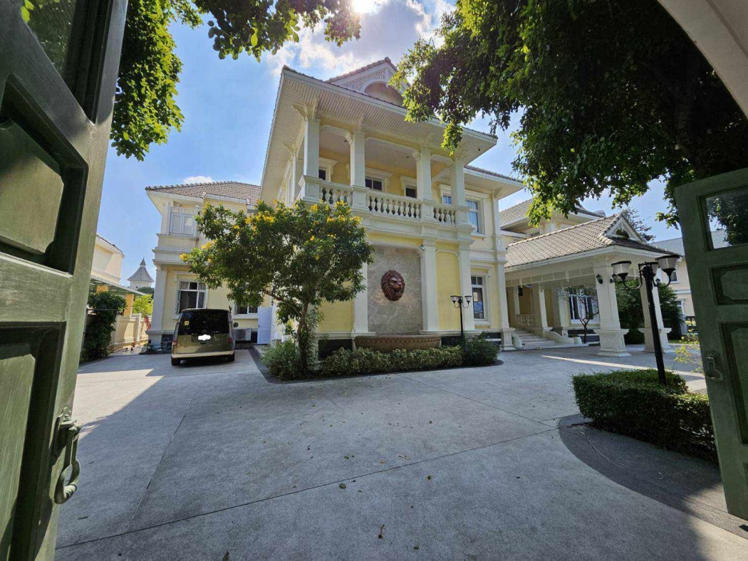 ขาย บ้านหรู บนทำเลถนนเกษตร-นวมินทร์ (ใกล้ทางด่วนเอกมัย-รามอินทรา) The Royal Residence เนื้อที่ 398 ต
