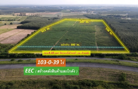ขายที่ดิน EEC สร้างคลังสินค้าและโกดัง ถนน 3574 จ.ระยอง (ใกล้ นิคมอุตสาหกรรมอีสเทิร์นซีบอร์ด) 103-0-3