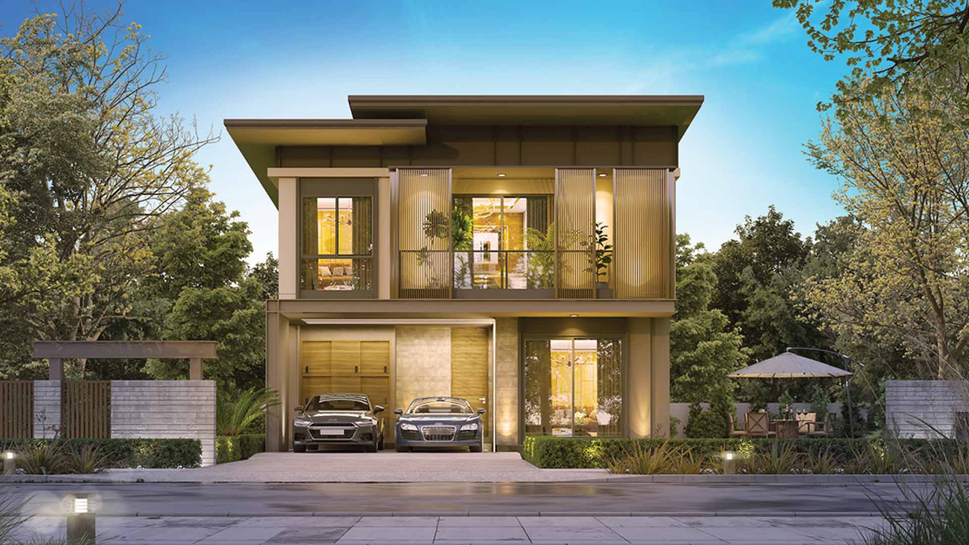 Luxury house for sale | Panara Bangna - Suvaranabhumi | 4 bedrooms, 3 bathrooms, 186 square meters